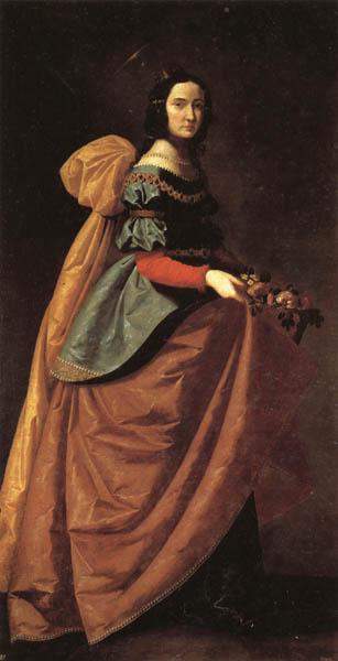 Francisco de Zurbaran St.Elizabeth of Portugal France oil painting art